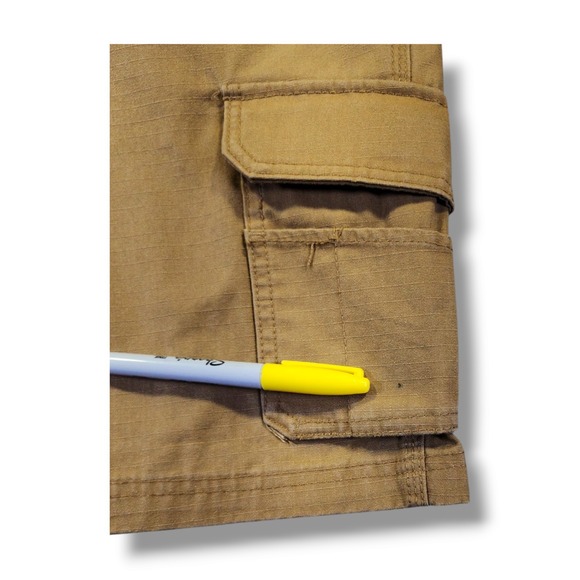 Dickies Ripstop Ultimate Cargo Brown Shorts Multi Use Pockets Men's 44 - Picture 16 of 16